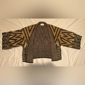 Patterned cardigan (no buttons)